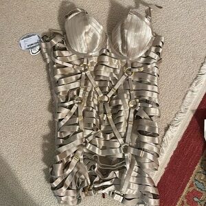 NIB Bordelle Adjustable Bondage Dress. Size large.
